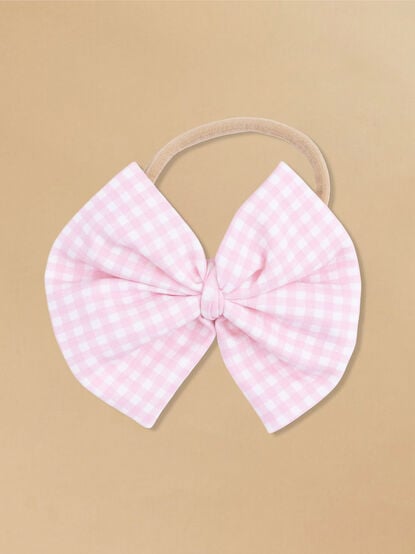 Gabby Gingham Bow - TULLABEE