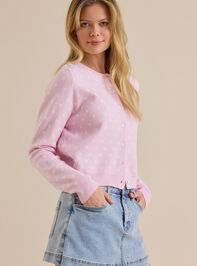 Eliana Dot Cardigan Detail 4 - TULLABEE