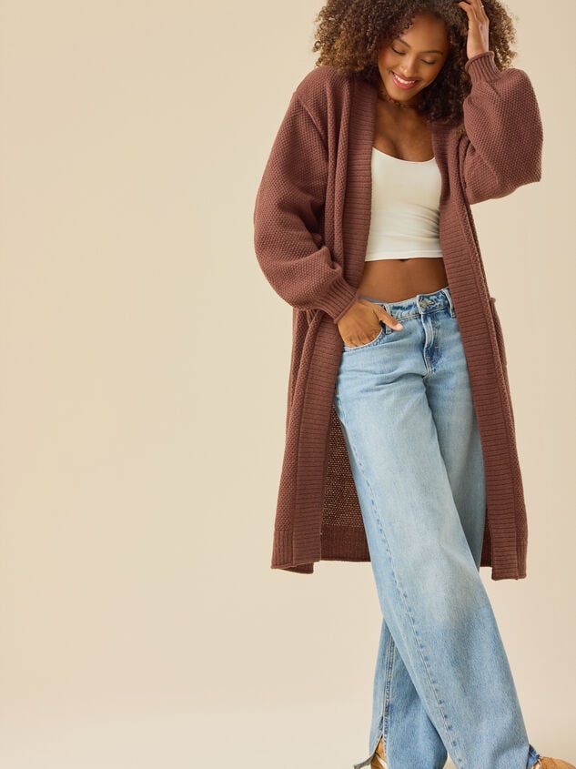 Alaia Textured Duster Detail 3 - TULLABEE