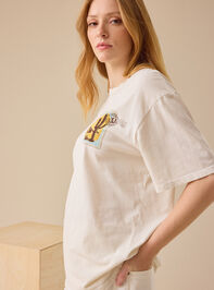 Postcard Oversized Graphic Tee Detail 5 - TULLABEE