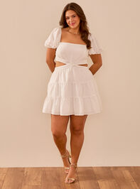 Coco Floral Mini Dress Detail 2 - TULLABEE