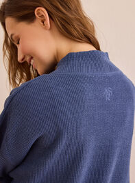 Balanced Ease Ribbed Mockneck Detail 6 - TULLABEE