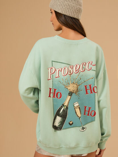 Prosec-Ho-Ho-Ho Sweatshirt - TULLABEE