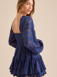 Clairyn Tiered Mini Dress Detail 3 - TULLABEE