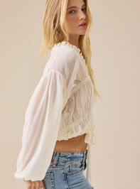 Harper Boho Cinch Top Detail 4 - TULLABEE