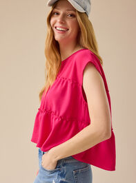 Matalyn Tiered Babydoll Top Detail 3 - TULLABEE