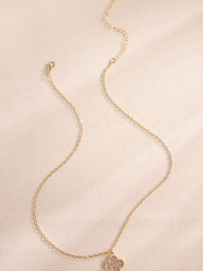 Clover Charm Necklace - TULLABEE