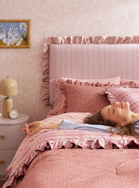 Nikki Upholstered Headboard Detail 2 - TULLABEE