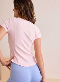 Feel Good Ribbed Tee Detail 4 - TULLABEE