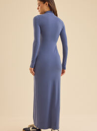 Kim Fitted Maxi Dress Detail 4 - TULLABEE