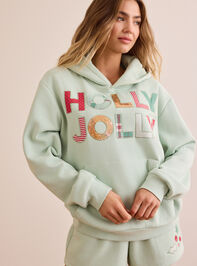 Holly Jolly Hoodie Detail 2 - TULLABEE