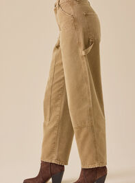 Ida High Rise Carpenter Pant Detail 5 - TULLABEE