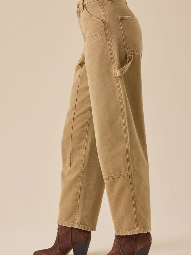 Ida High Rise Carpenter Pant Detail 5 - TULLABEE