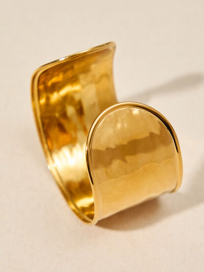 Hammered Cuff Bracelet - TULLABEE