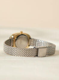 Mixed Metal Oval Watch Detail 3 - TULLABEE