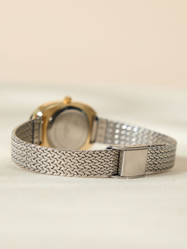 Mixed Metal Oval Watch Detail 3 - TULLABEE