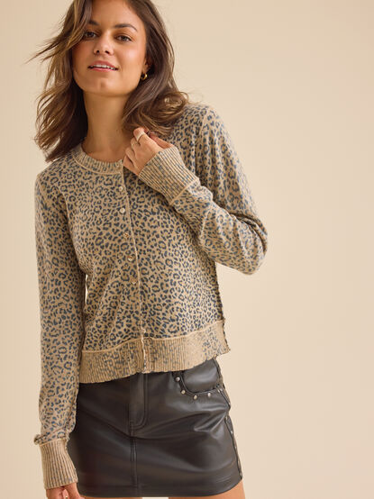 Lennox Leopard Print Cardigan - TULLABEE