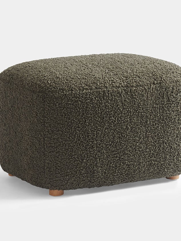 Spruce Upholstered Ottoman Detail 3 - TULLABEE