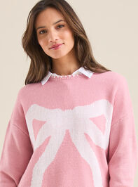 Josie Bow Mama Sweater Detail 3 - TULLABEE