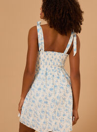 Mary Floral Mini Dress Detail 5 - TULLABEE