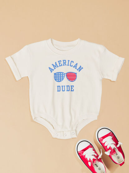 American Dude Romper - TULLABEE