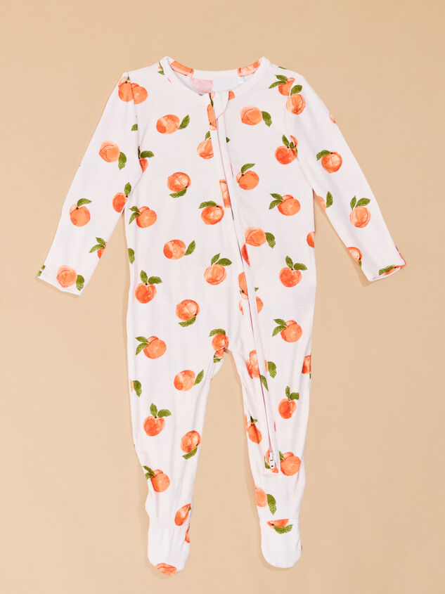 Sugar Peach Footie - TULLABEE