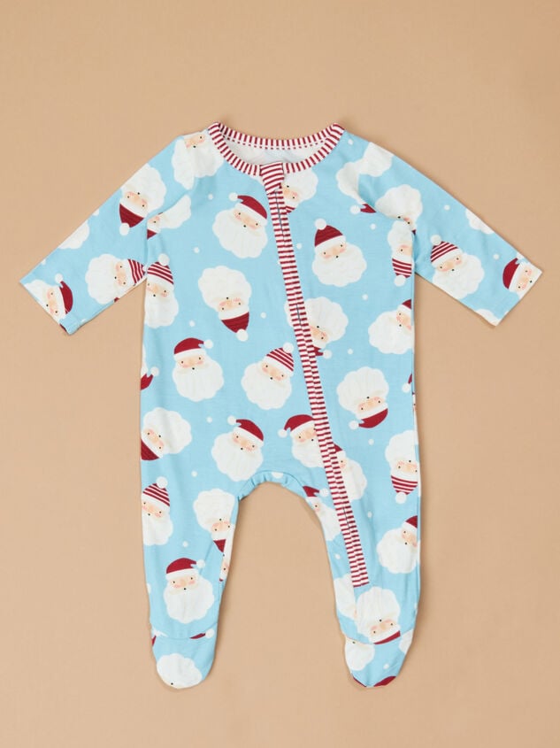 Santa Snuggles Footie by Mudpie Detail 2 - TULLABEE