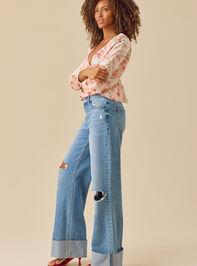 Grayson Patch Print Top Detail 3 - TULLABEE