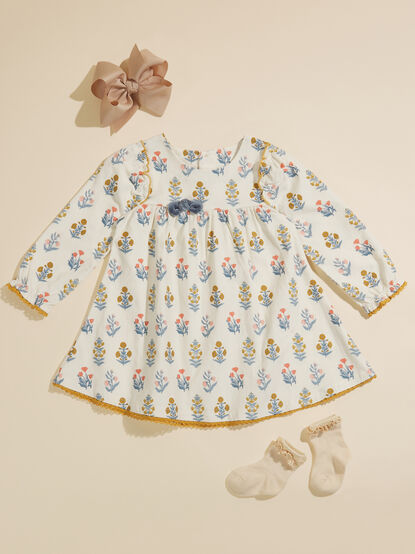 Ginger Floral Corduroy Dress by MudPie - TULLABEE