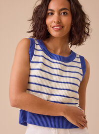 Natalie Tie Back Sweater Vest Detail 3 - TULLABEE