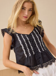 Ruth Embroidered Top - TULLABEE