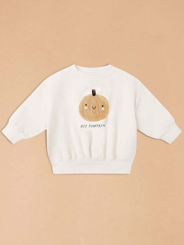 Hey Pumpkin Graphic Sweatshirt by Quincy Mae - TULLABEE