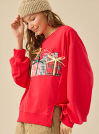 Christmas Presents Crewneck Detail 4 - TULLABEE