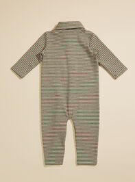 Kingston Striped Polo Jumpsuit by Me + Henry Detail 2 - TULLABEE
