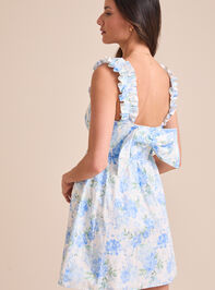 Alexa Floral Mini Dress Detail 2 - TULLABEE