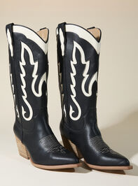 Ida Cutout Western Boot Detail 2 - TULLABEE