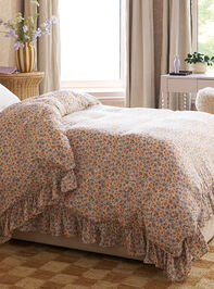 Gemma Stripe Upholstered Headboard Detail 2 - TULLABEE