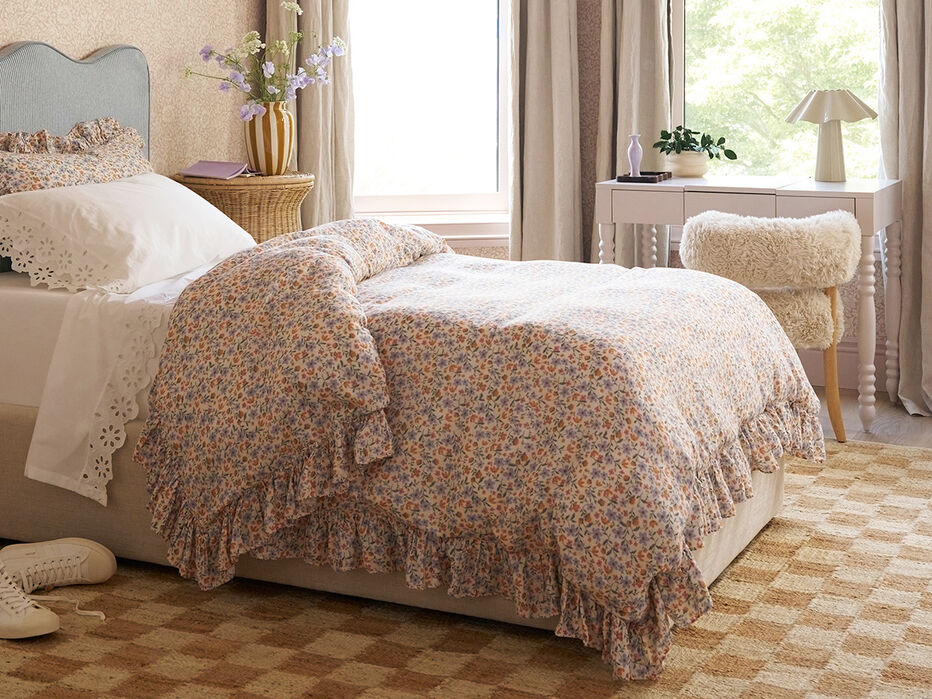 Gemma Stripe Upholstered Headboard - TULLABEE - 