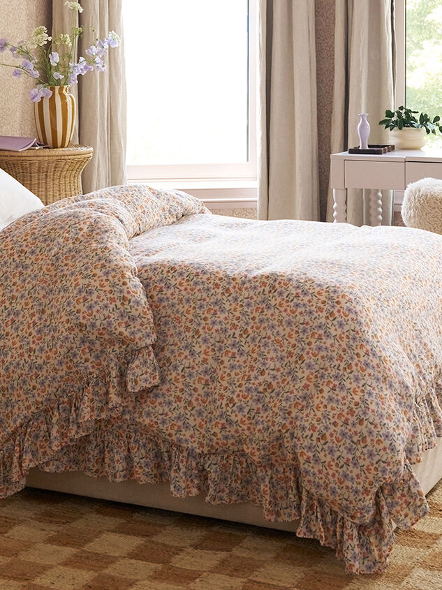 Gemma Stripe Upholstered Headboard Detail 2 - TULLABEE