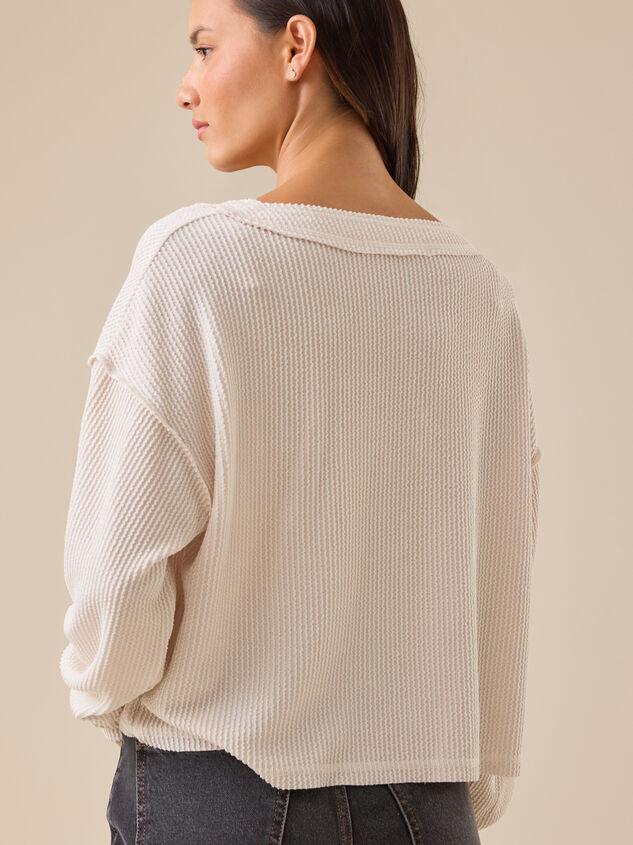 Layne Ribbed Top Detail 5 - TULLABEE