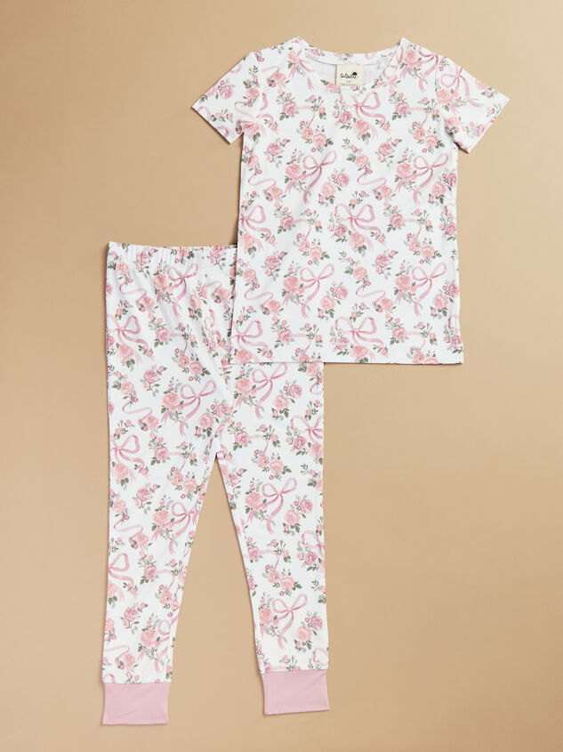 Amelia Floral Bow Lounge Set - TULLABEE
