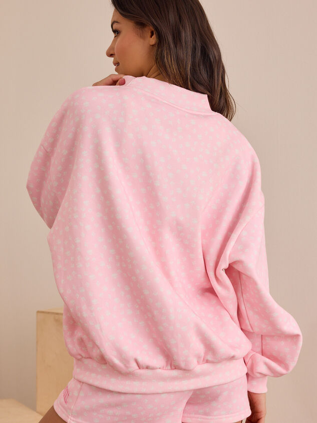 Playful Floral Revival Pullover Detail 5 - TULLABEE