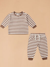 Davy Striped Top and Pants Set by Quincy Mae - TULLABEE