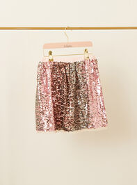 Bethany Toddler Velvet Top and Sequin Skirt Detail 4 - TULLABEE