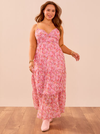 Kezia Floral Maxi Dress - TULLABEE