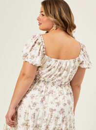 Claire Floral Maxi Dress Detail 6 - TULLABEE