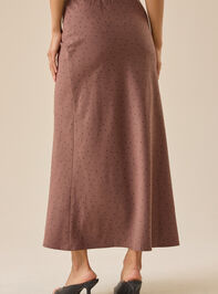 Frankie Polka Dot Midi Skirt Detail 5 - TULLABEE