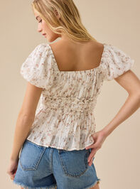 Emberlin Floral Babydoll Top Detail 4 - TULLABEE