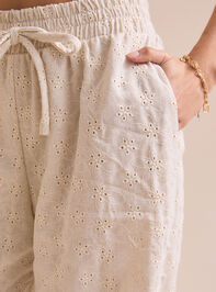 Dolly Eyelet Pants Detail 3 - TULLABEE