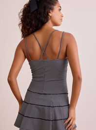 Serves Up Gingham Athletic Dress Detail 4 - TULLABEE